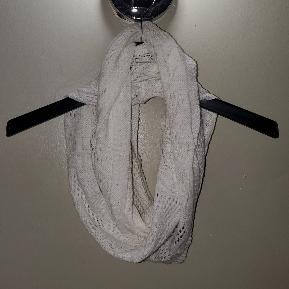 Forever 21 Cream Infinity Scarf